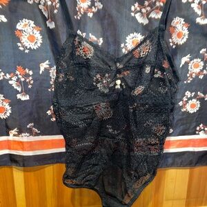 Black Lace Bodysuit